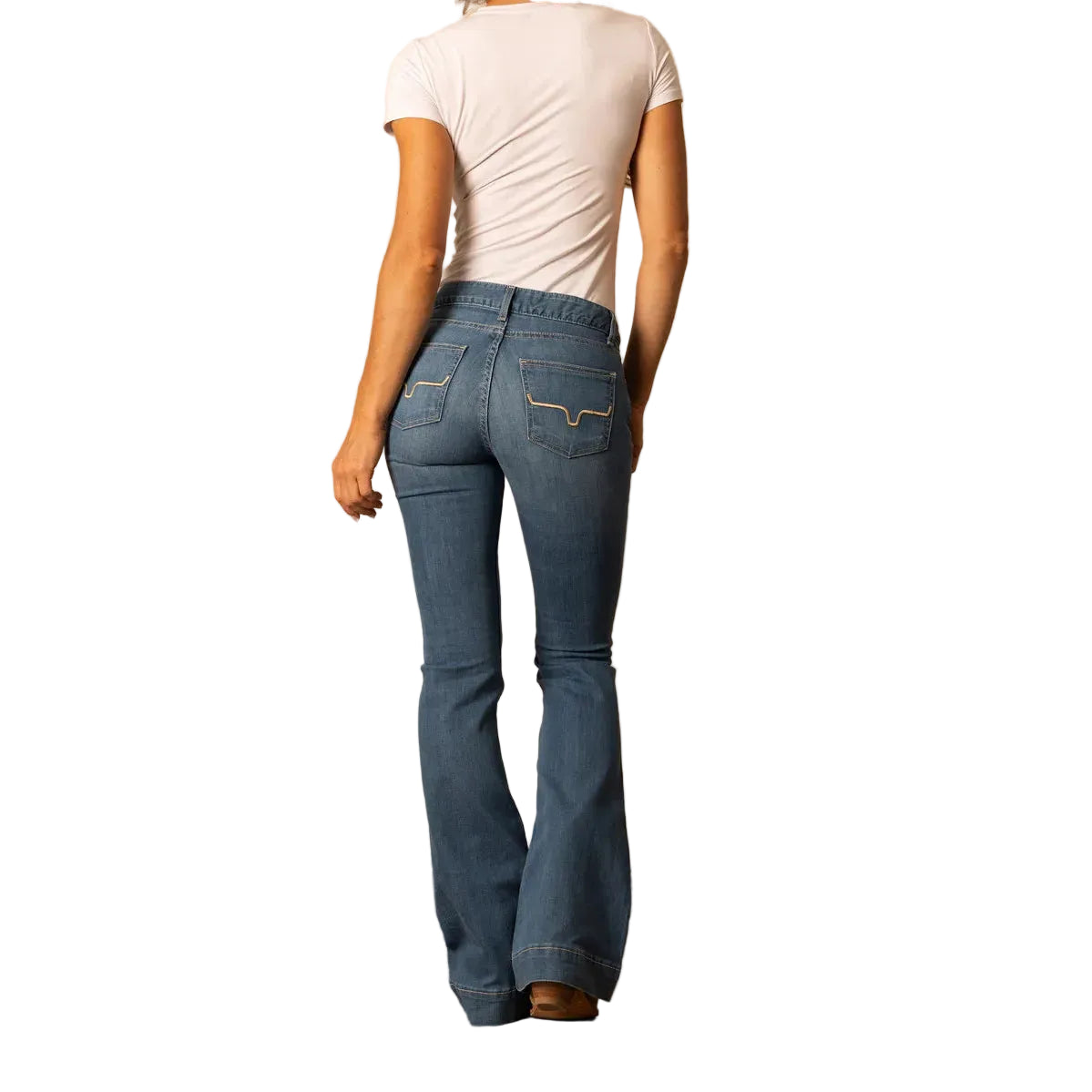 Women's Kimes Ranch Lola Mid Rise Flare Leg Trouser Jean LOLA-SOHO - Crazy House Western Wear