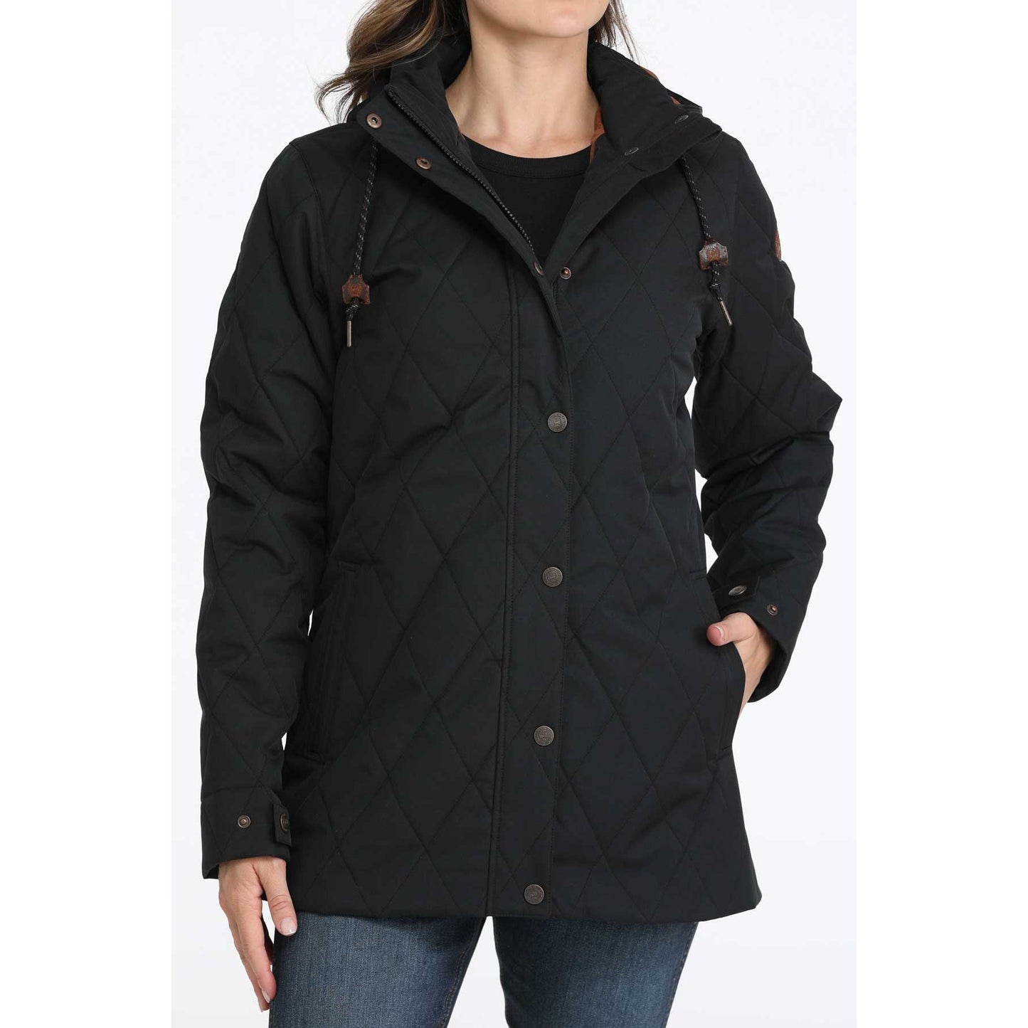 Women's Cinch Black Barn Coat