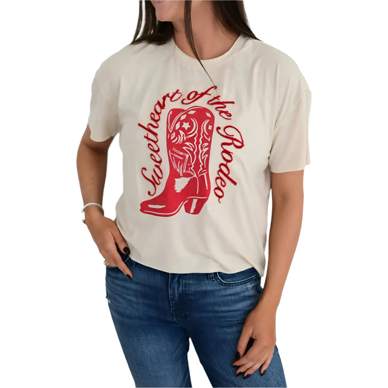 Women's Howdy Hanny Sweethart Rodeo T-shirt - Crazy House Western Wear