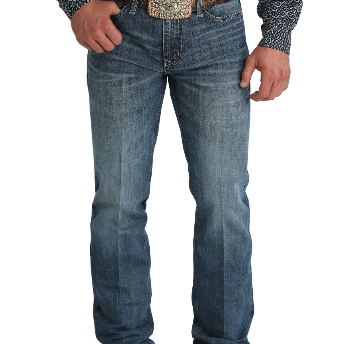 Men's Cinch Ian Mid Rise Slim Bootcut Jeans MB33736001