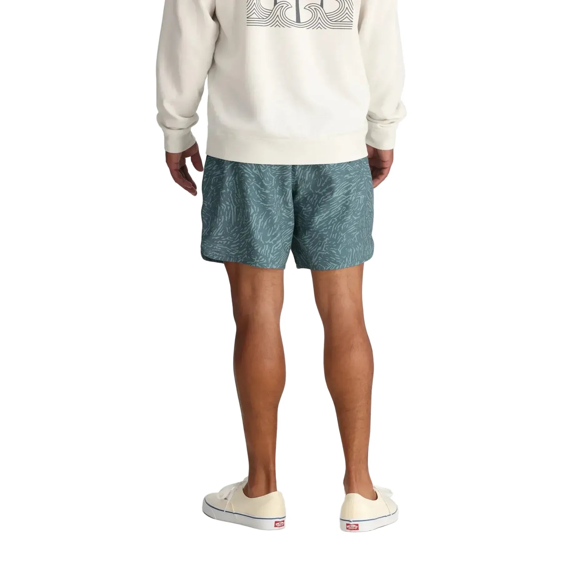 Men's Free Fly Tidal Flow Print Stormy Sea Reverb Shorts- 7" MRVBS-806