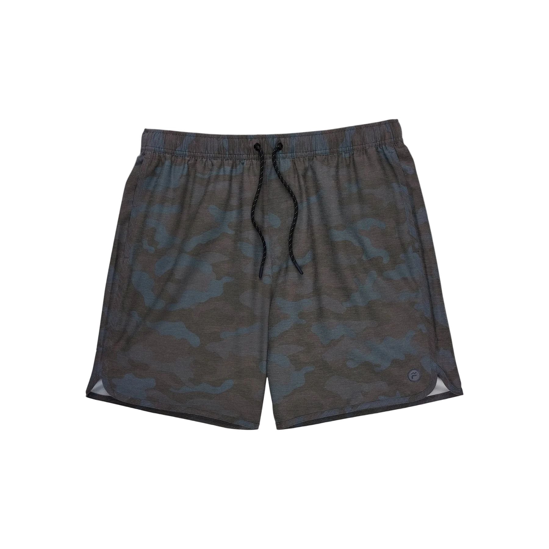 Men's Free Fly Woodland Camo Storm Cloud Reverb Short- 7" MRVBS-827