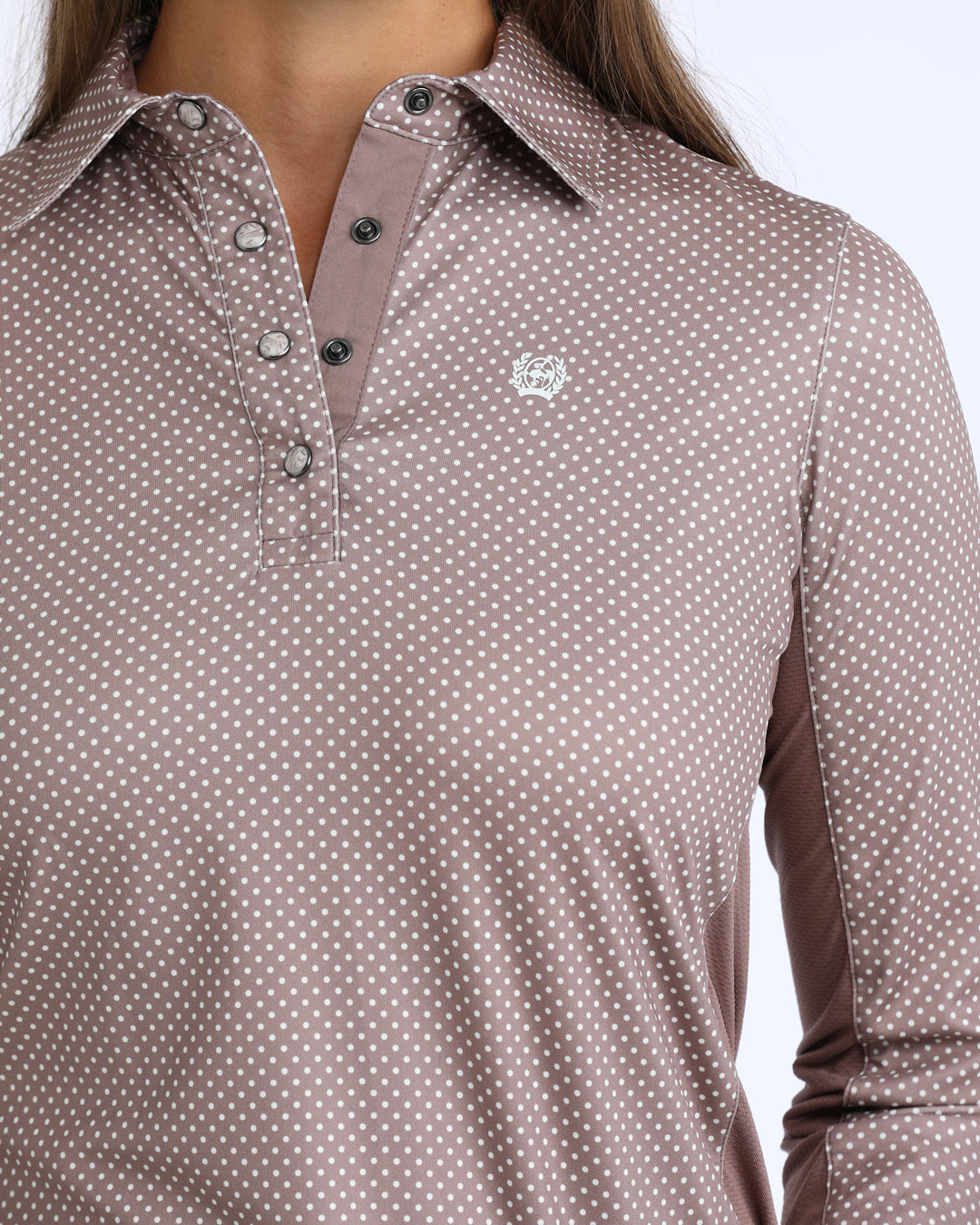 Cinch Women's Lilac Hybrid Pullover Shirt MSK7917007