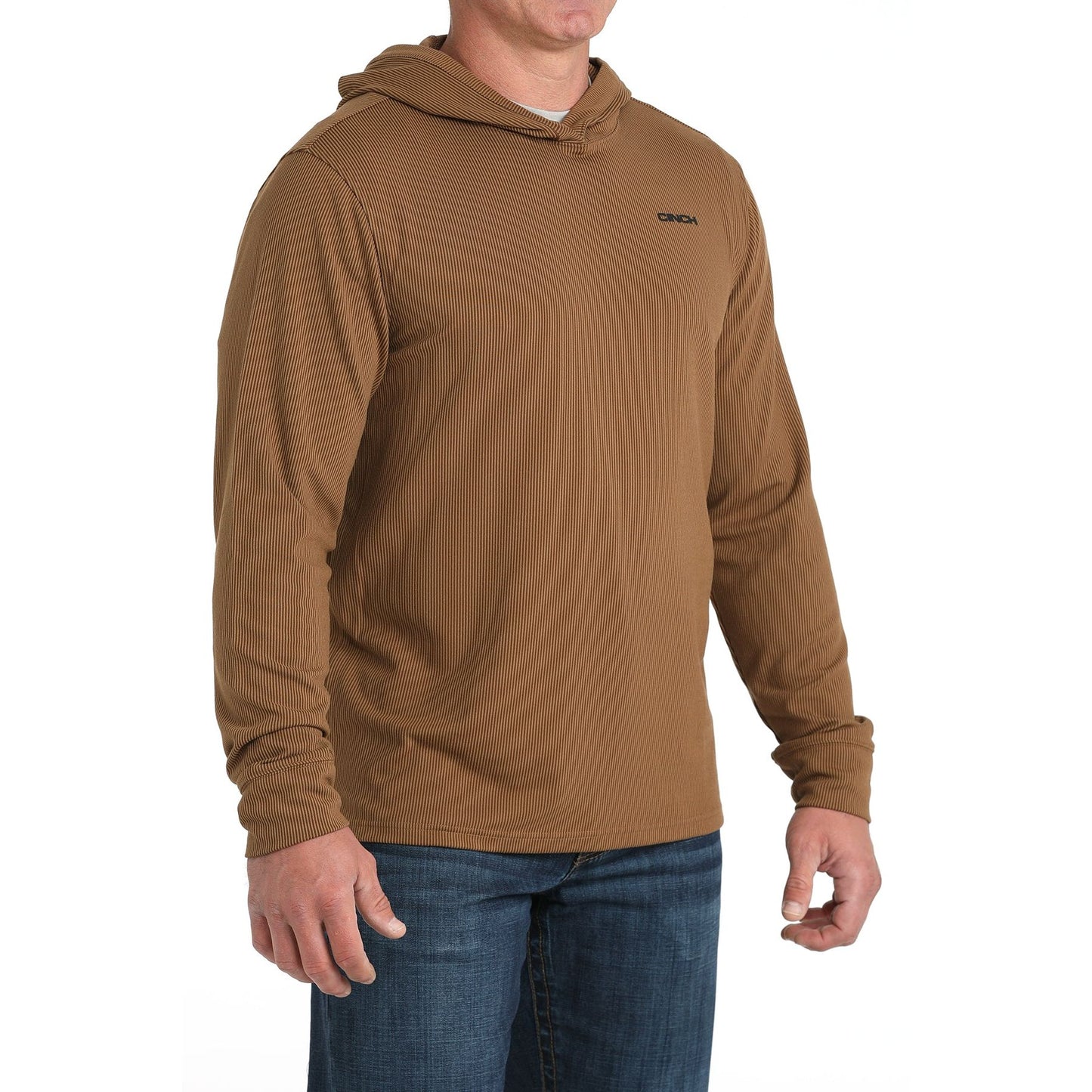 Men's Cinch Striped Logo Hoodie MTK1671001