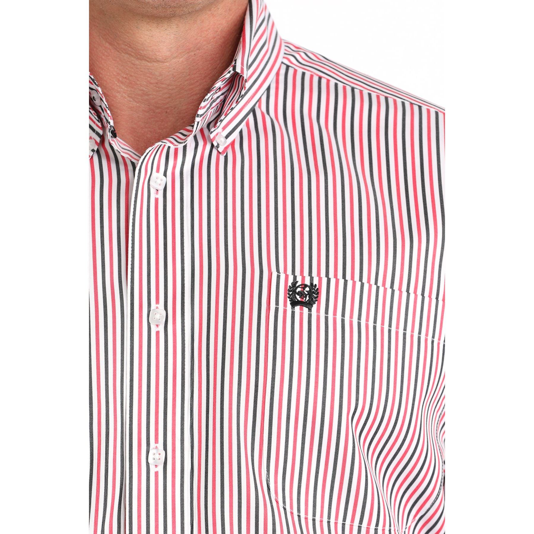 Men's Cinch Long Sleeve Striped Button UpMTW1106044