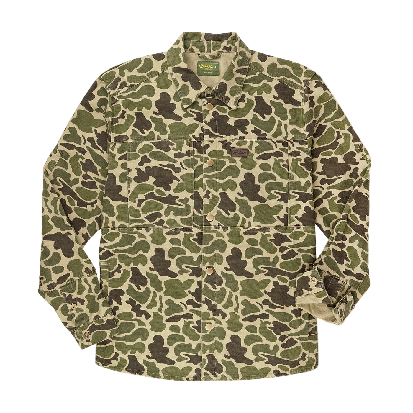 Men's Marsh Wear Green Mallard Camo Delano Shacket