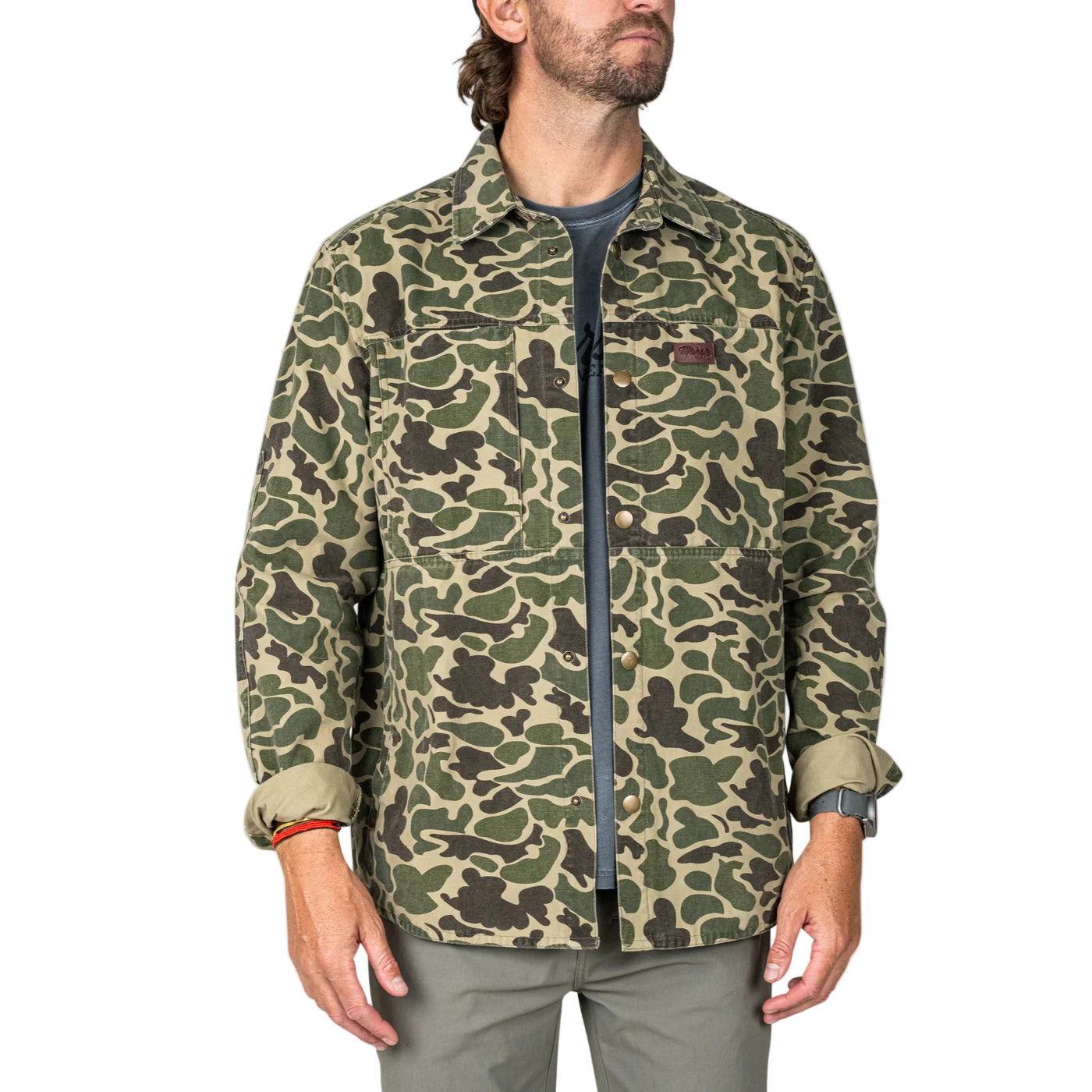 Men's Marsh Wear Green Mallard Camo Delano Shacket