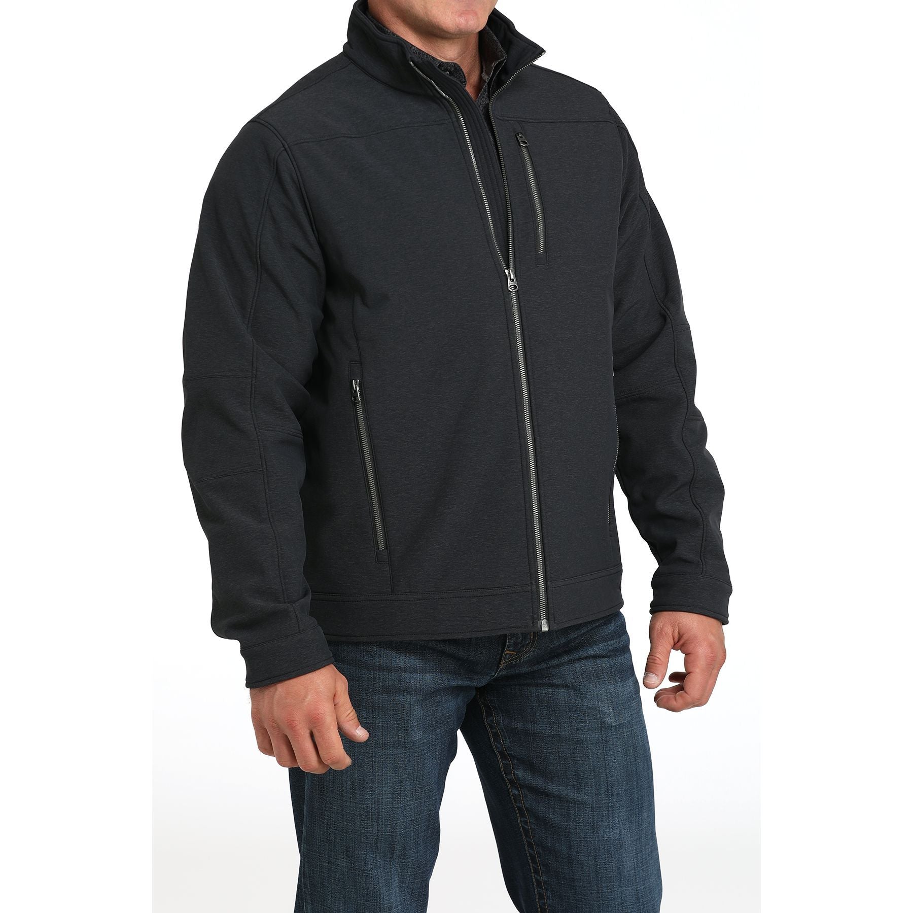 Men's Cinch Black Concealed Carry Bonded Jacket
