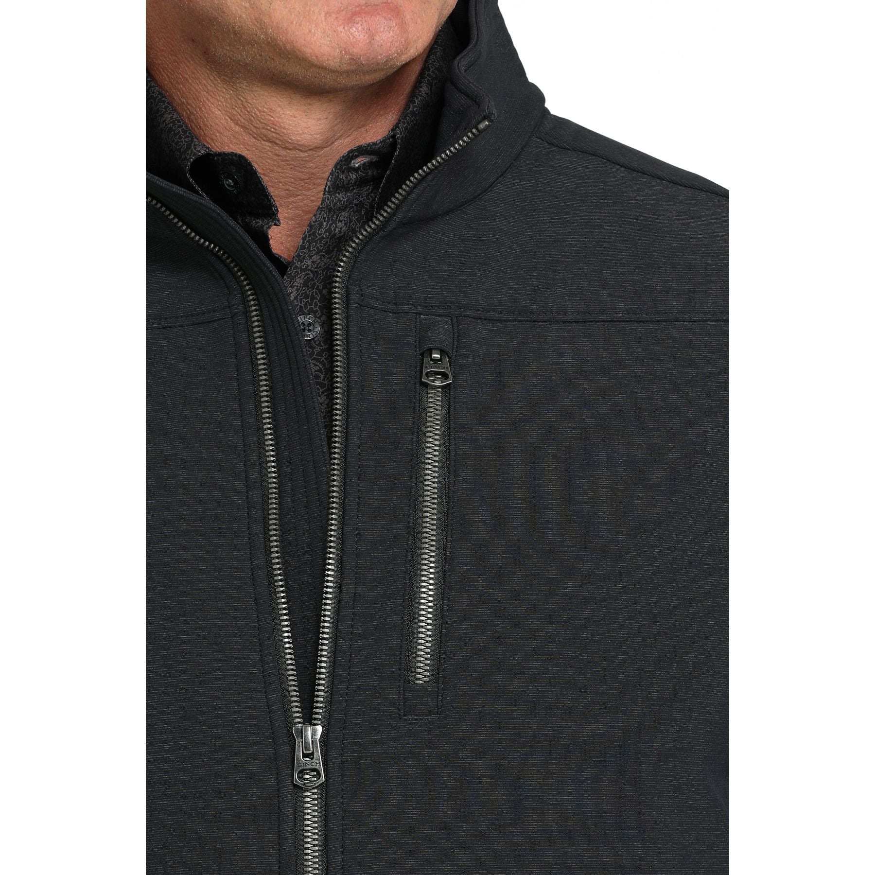 Men's Cinch Black Concealed Carry Bonded Jacket