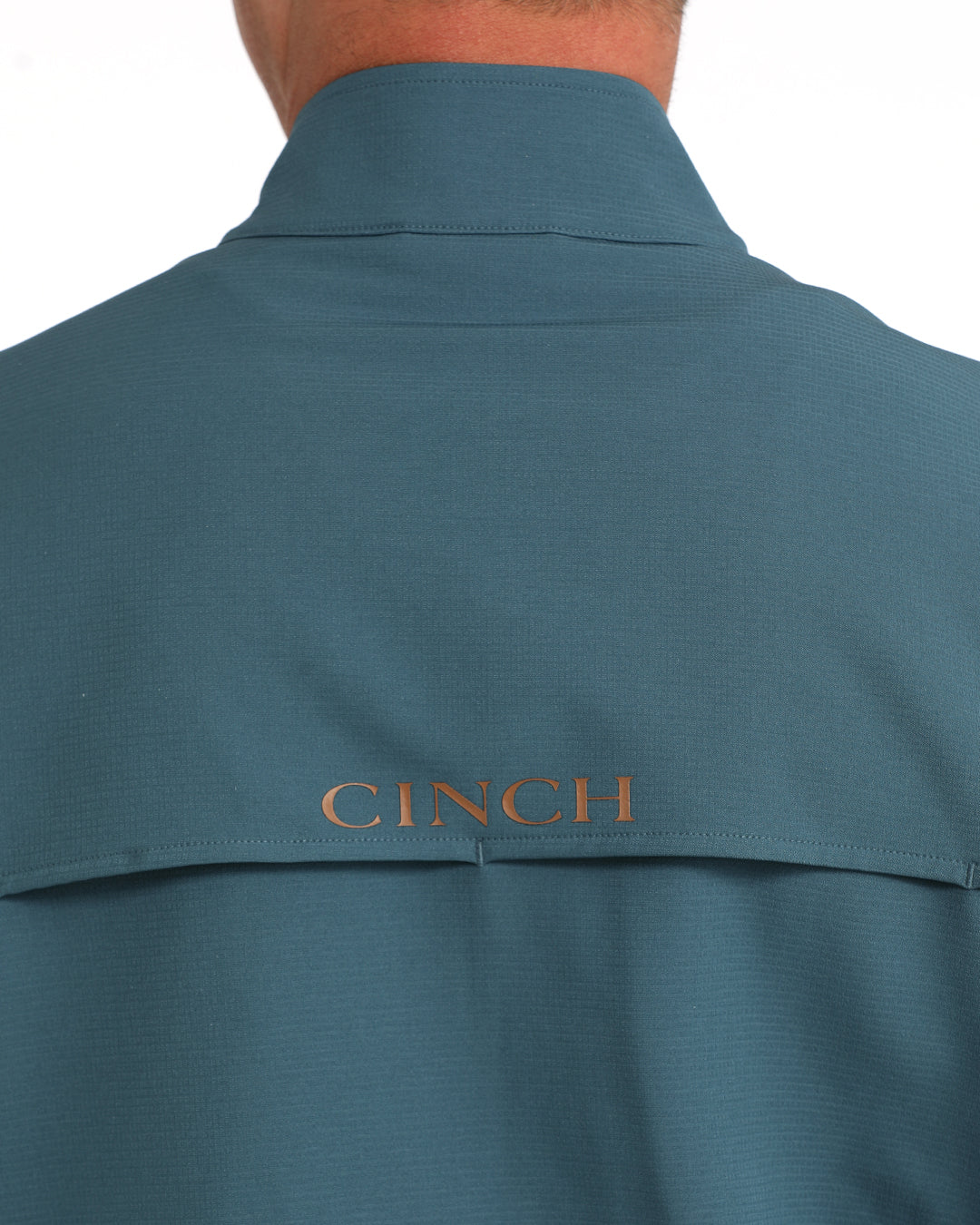 Cinch Men's Teal Windbreaker Pullover MWJ1935002