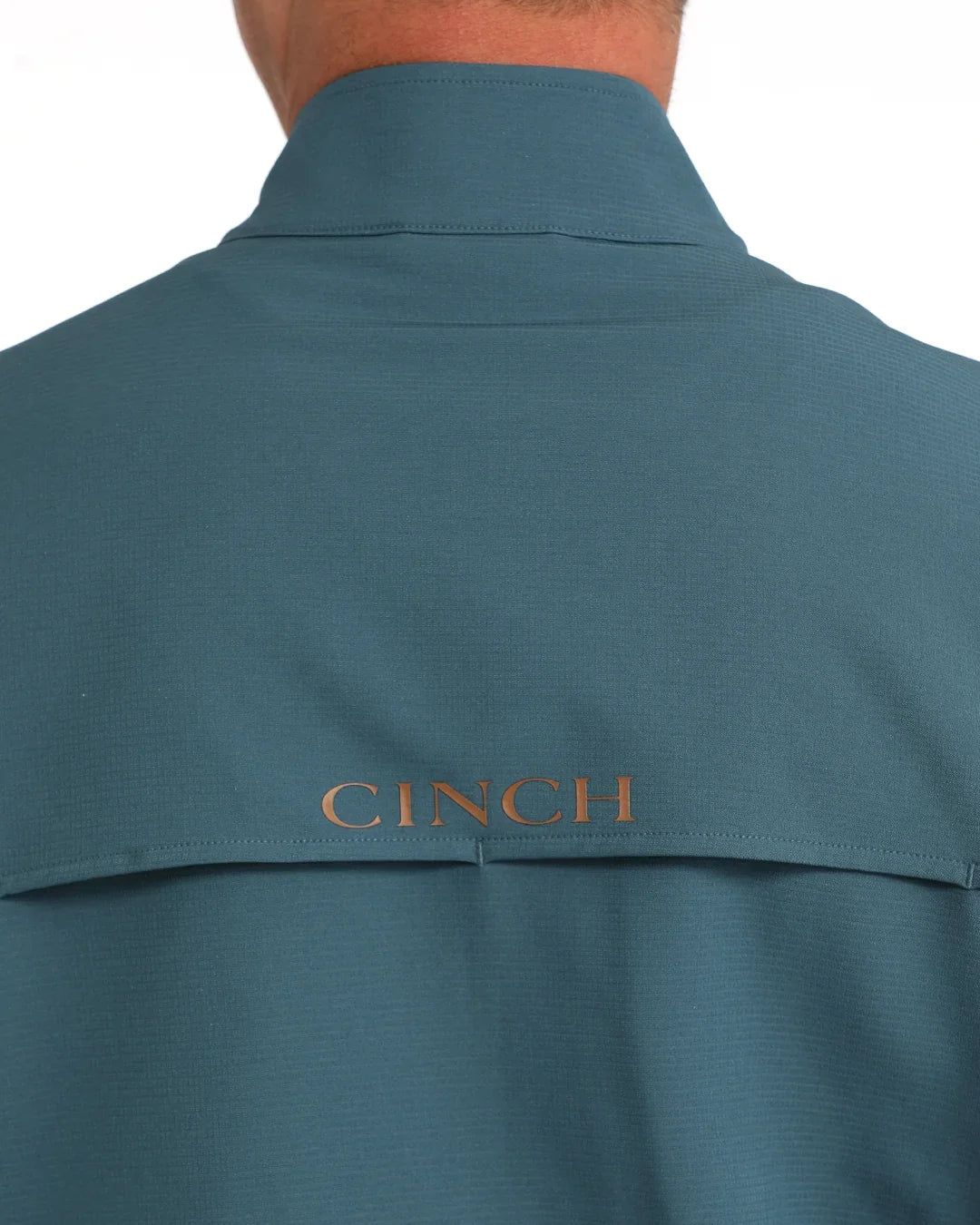 Cinch Men's Teal Windbreaker Pullover MWJ1935002