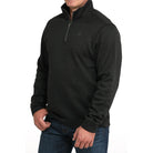 Men's Cinch Black 1/4 Zip Sweater