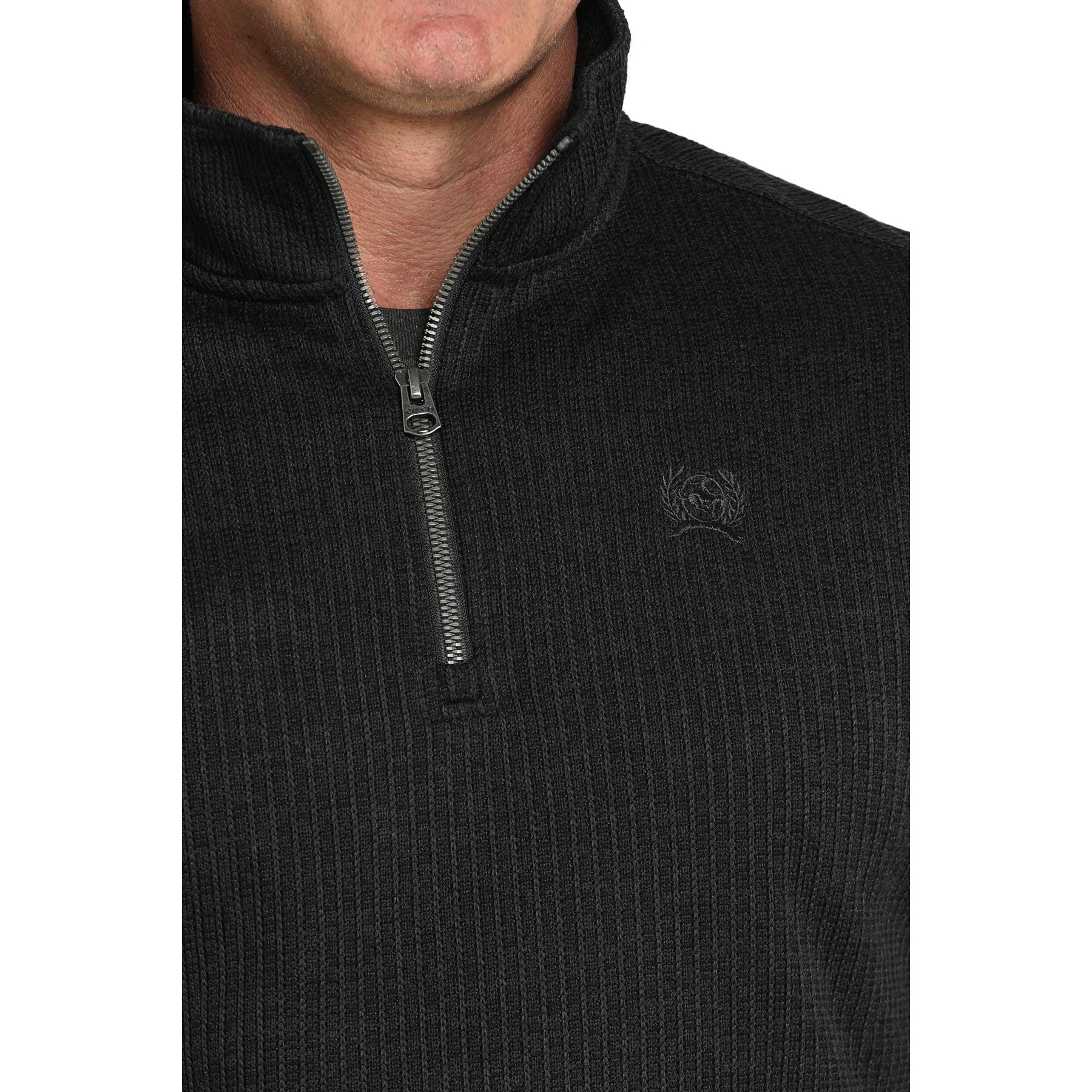 Men's Cinch Black 1/4 Zip Sweater