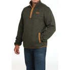 Men's Cinch Olive Fleece Pullover