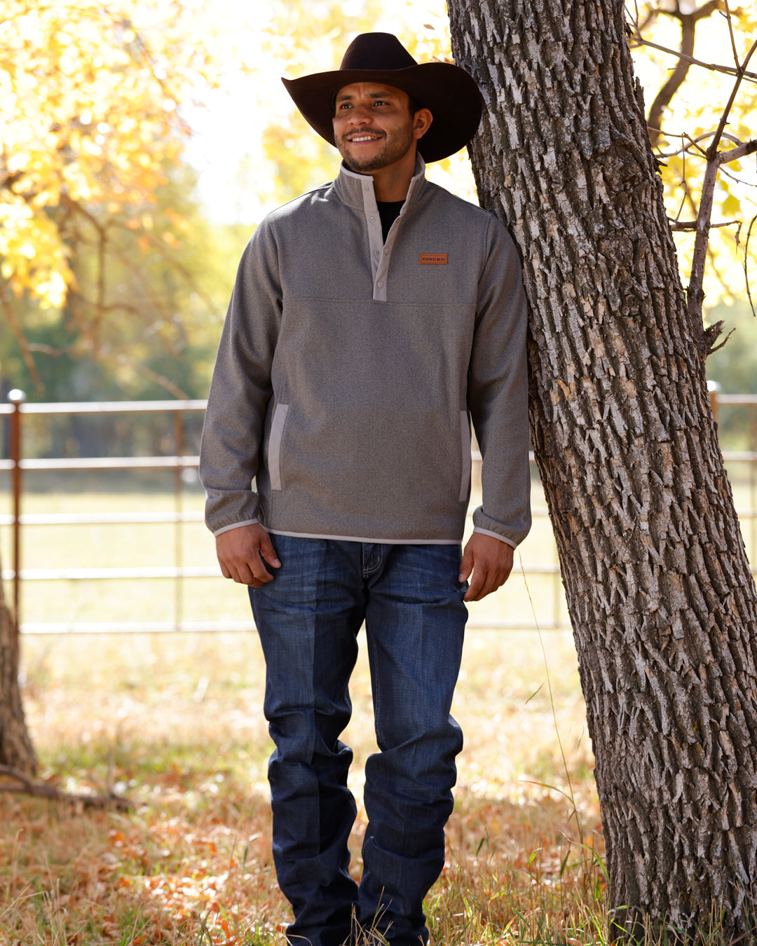 Cinch Men's Gray Pullover MWK1534012