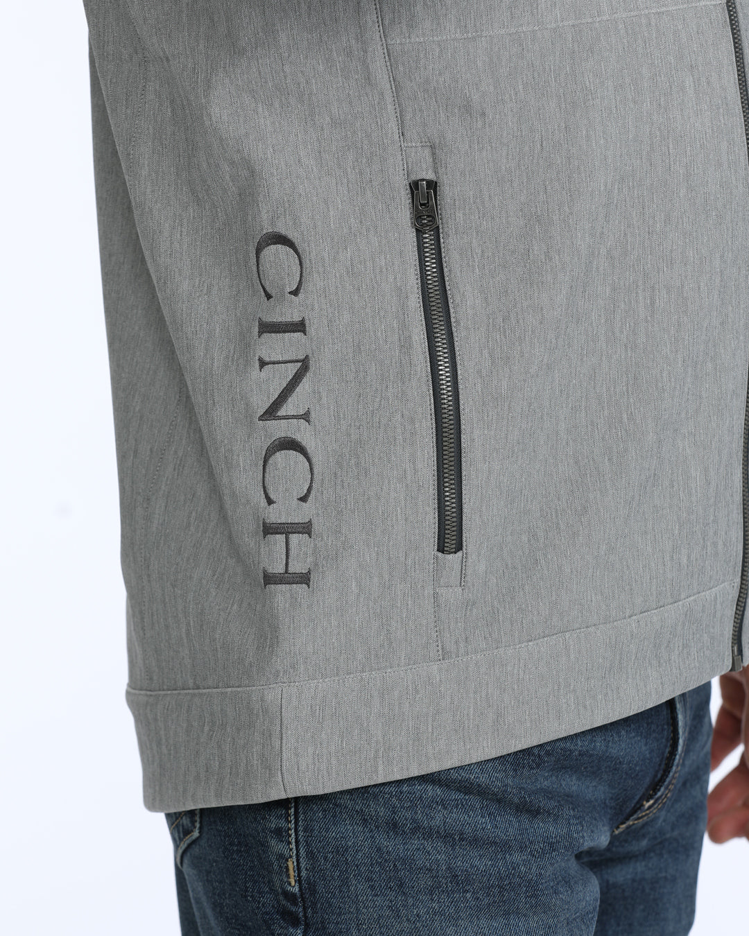 Cinch Men's Gray Bonded Vest MWV1515031