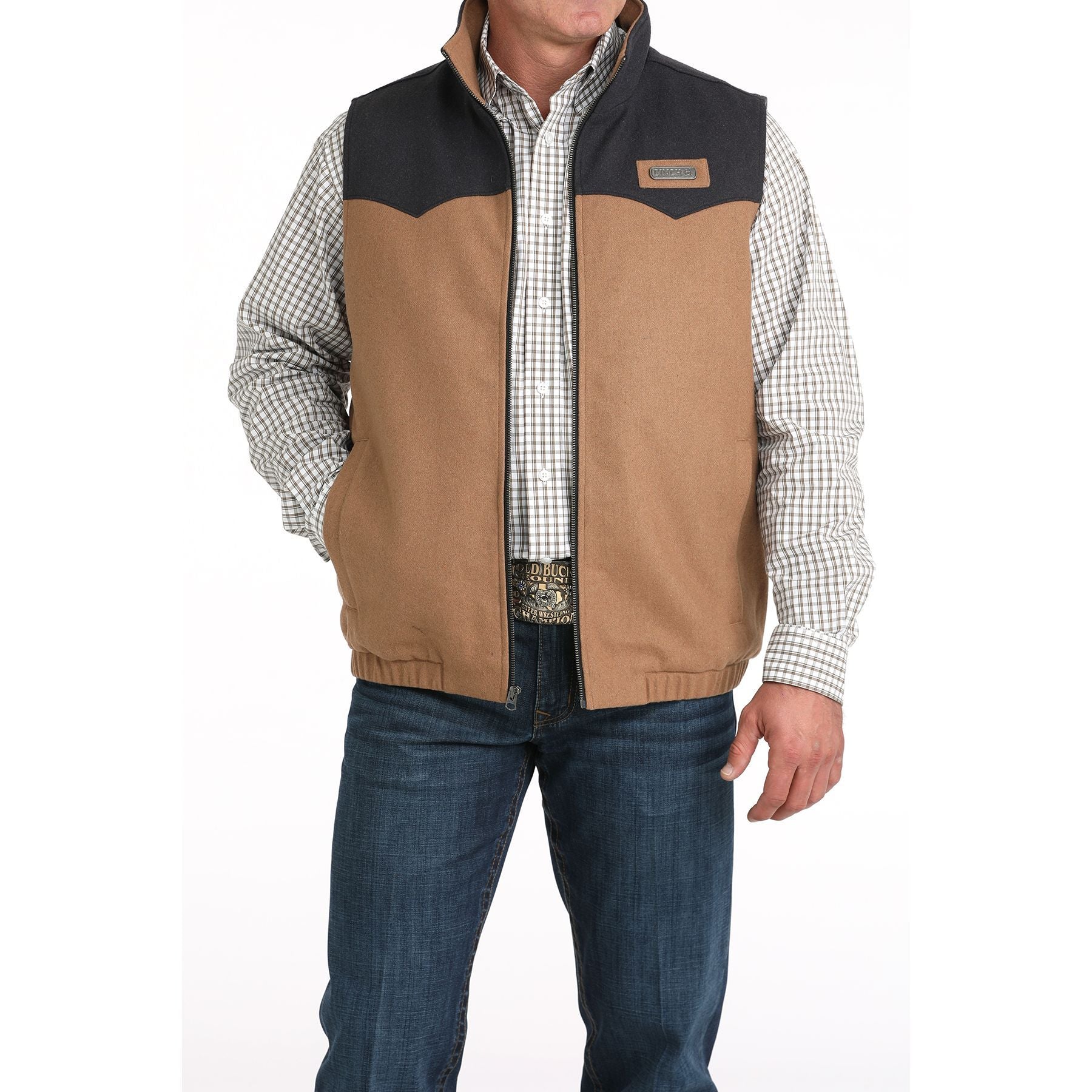 Men's Cinch Concealed Carry Wolly Vest