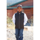 Boy's Cinch Brown Bonded Vest