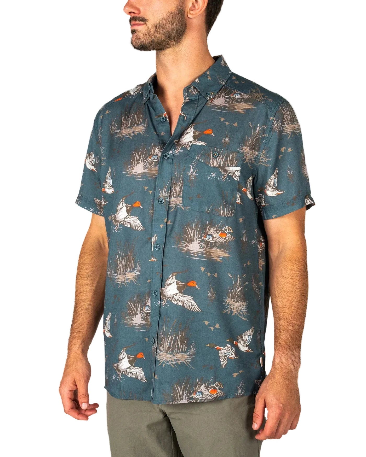 Marsh Wear Goblin Blue Hagood Short Sleeve Shirt MWW1021-GOBL