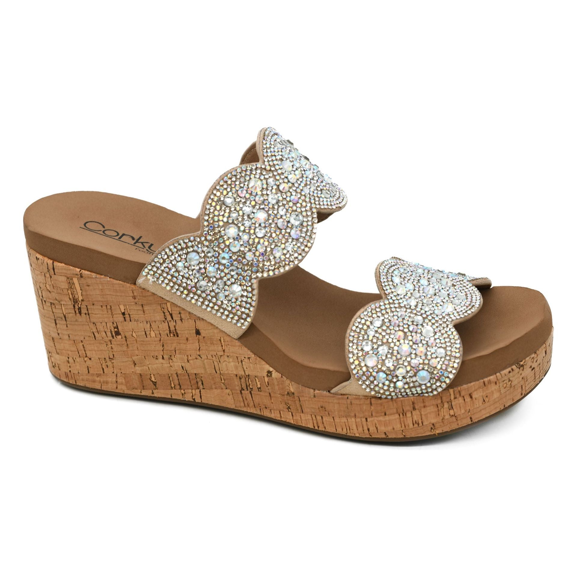 Women's Corkys Make A Toast Sandals 41-0471-CLER - Crazy House Western Wear