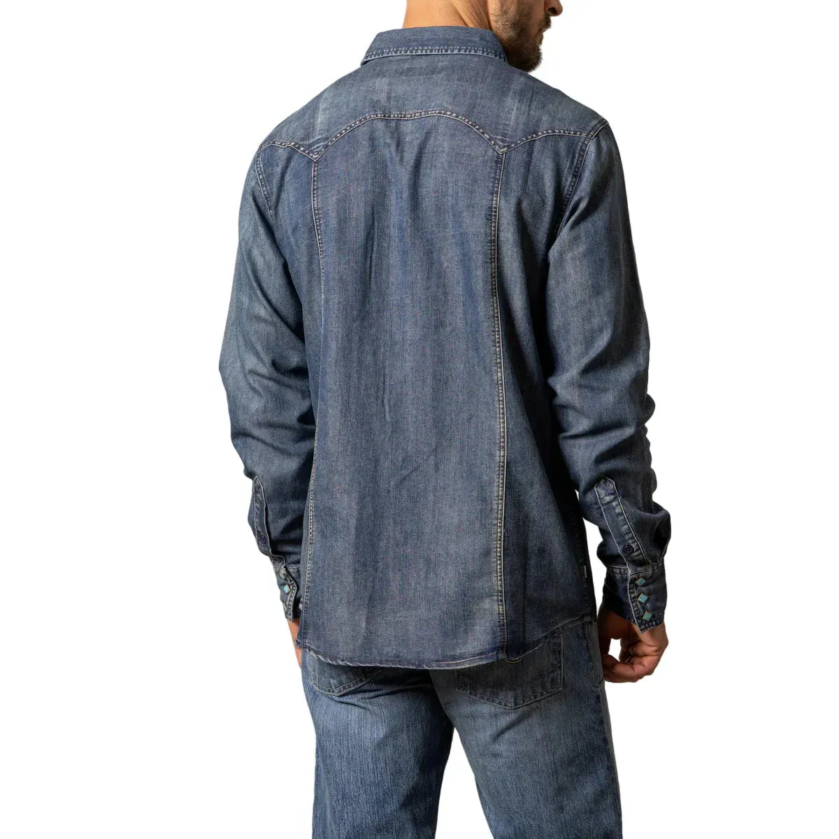 Men's Kimes Ranch Indigo Memphis Snap Up Shirt