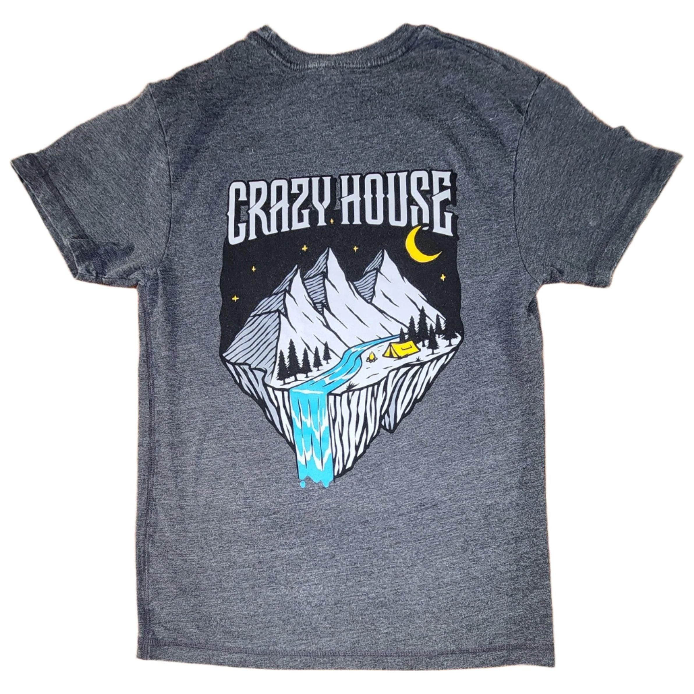 Crazy House Mountains and River T-Shirt - Crazy House Western Wear