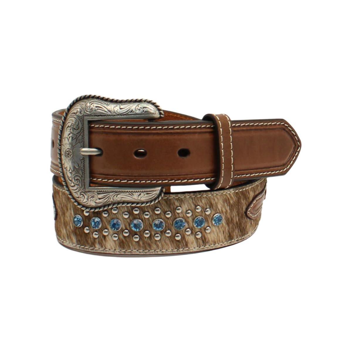 Men's Nocona Calf Hair Belt N210003402 - Crazy House Western Wear