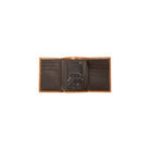 Men's Nocona Tan Trifold Style 100% Leather Wallet N500047208 - Crazy House Western Wear