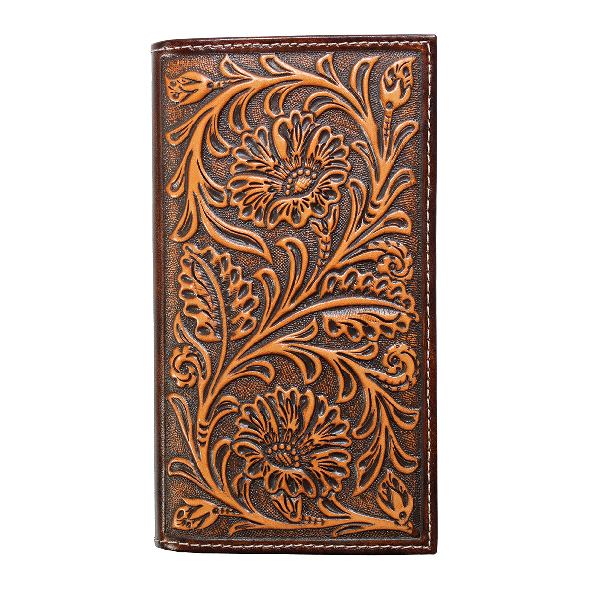 Nocona Men's Floral Embossed Rodeo Style Wallet