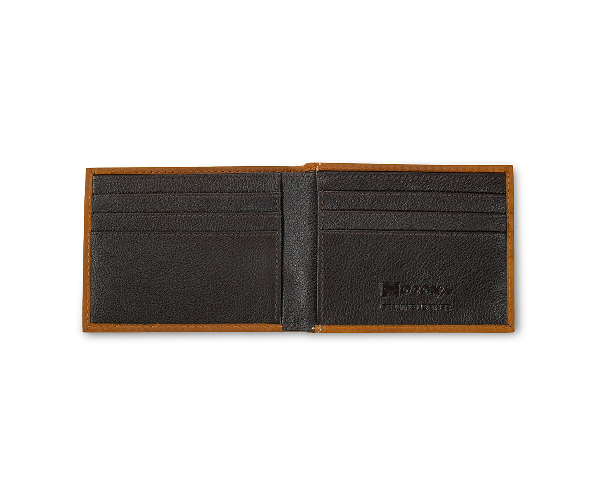 Nocona Men's Brown Bifold Cowboy Prayer Wallet N500053644