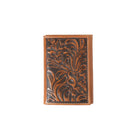 Men's Nocona Tooled Leather Trifold Wallet N5417044 - Crazy House Western Wear