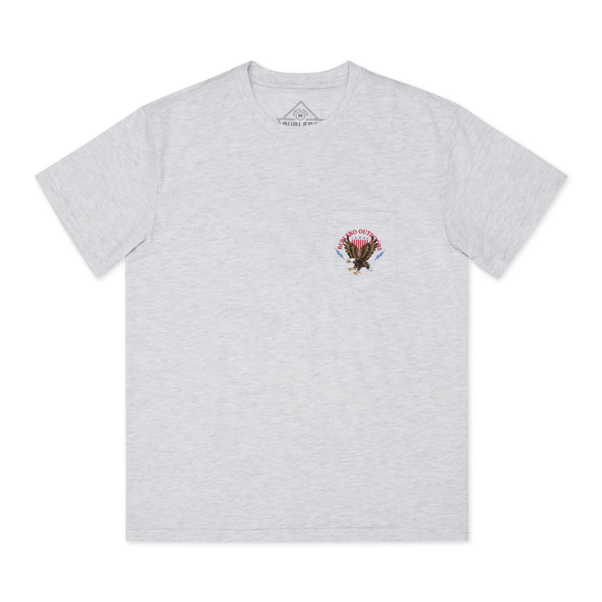 Men's Burlebo Land of The Free - Heather Ash Grey LOF-SS-AG - Crazy House Western Wear