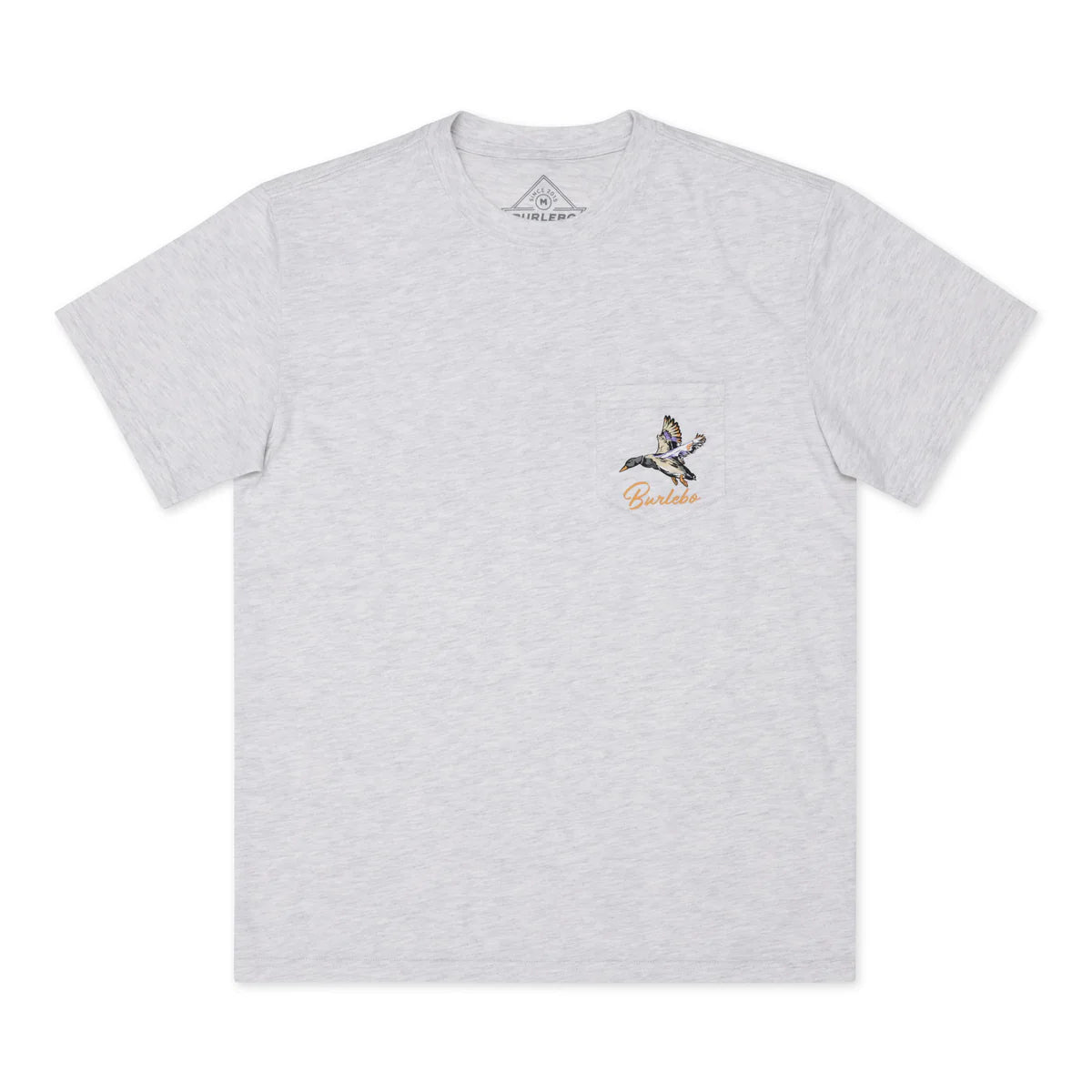 Men's Burlebo Pintail Triangle Duck - Heather Ash Grey PTRI-SS-AG - Crazy House Western Wear
