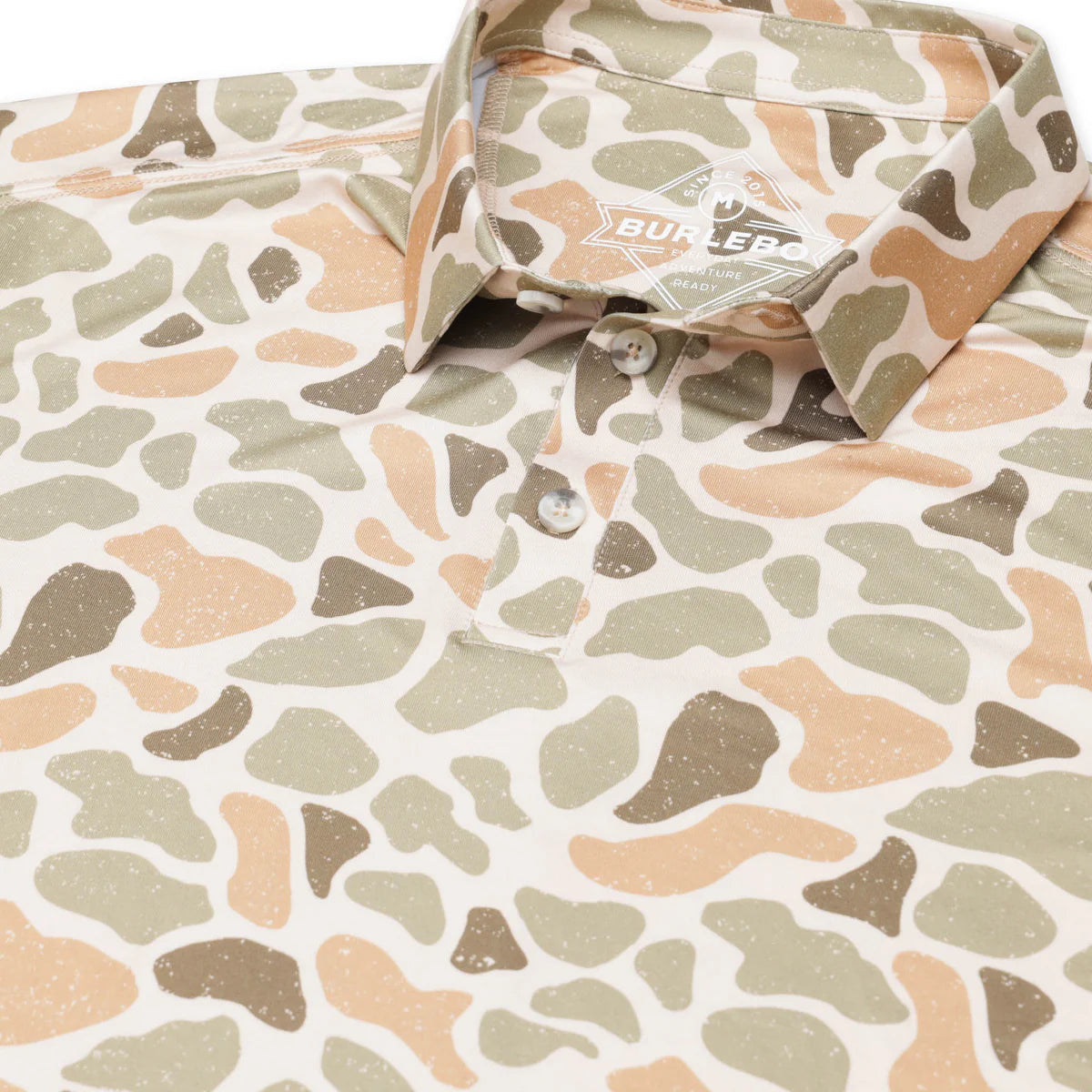 Men's Burlebo Performance Polo Venado Camo