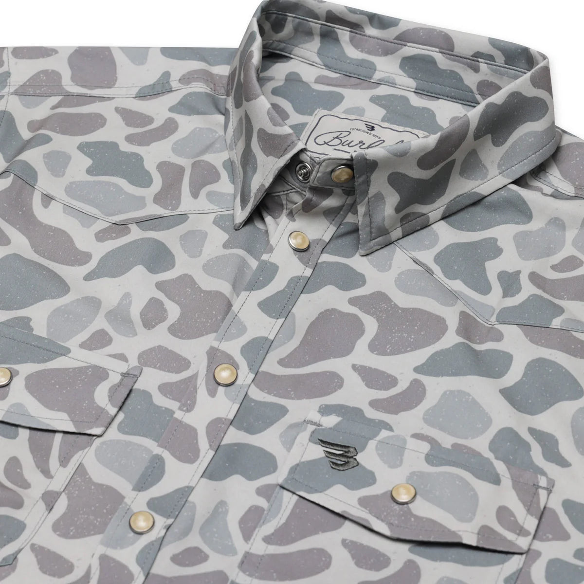 Men's Burlebo Performance Western Shirt - Classic Deer Camo PWS-CDC - Crazy House Western Wear