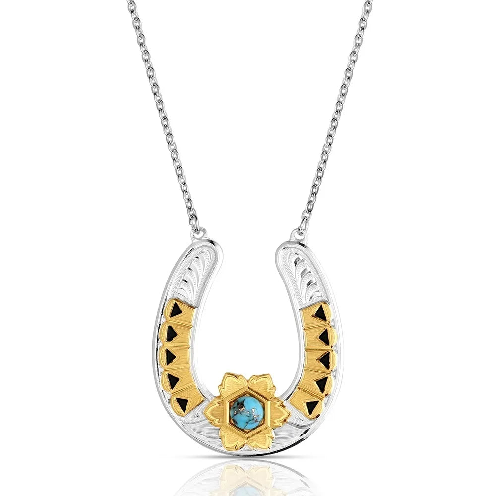 Women's Montana Silversmiths The Outrider Turquoise Necklace NC6511G