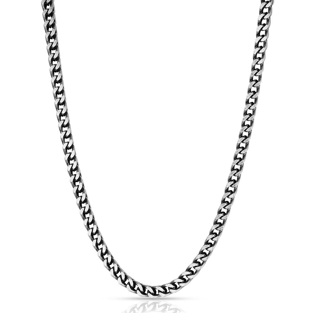 Montana Silversmiths Men's Square Up Chain Necklace NC6597