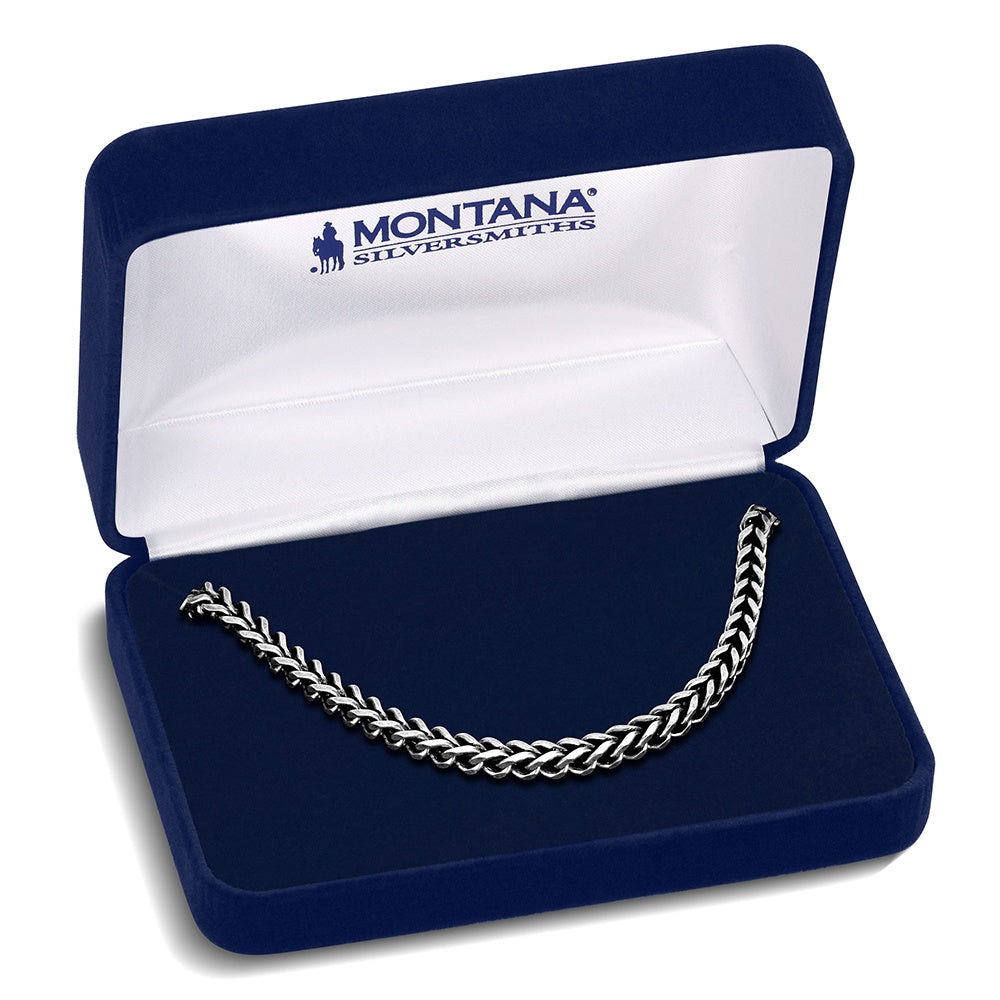 Montana Silversmiths Men's Square Up Chain Necklace NC6597