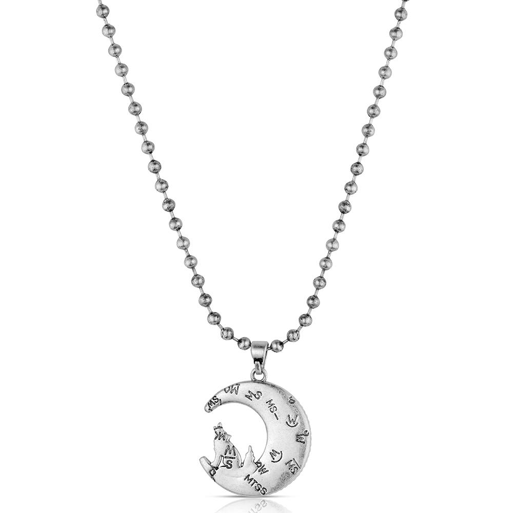 Montana Silversmith Women's Coyote Moon Turquoise Necklace NC6605