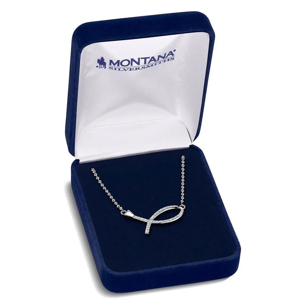 Montana Silversmiths Women's Faithful Stream Necklace NC6626