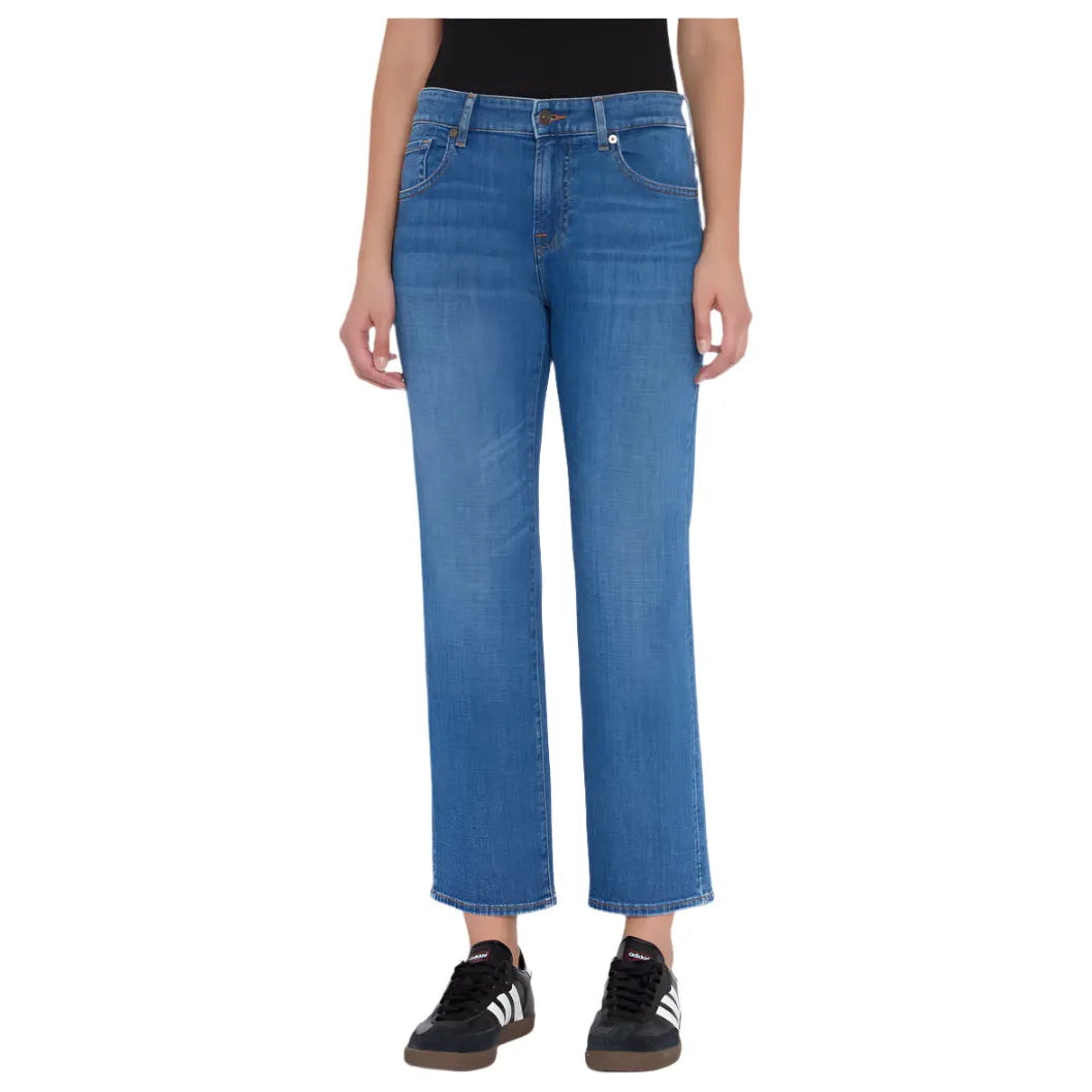 Women's Seven For All Mankind Calie Straight Ankle Jeans 7U023R51 - Crazy House Western Wear