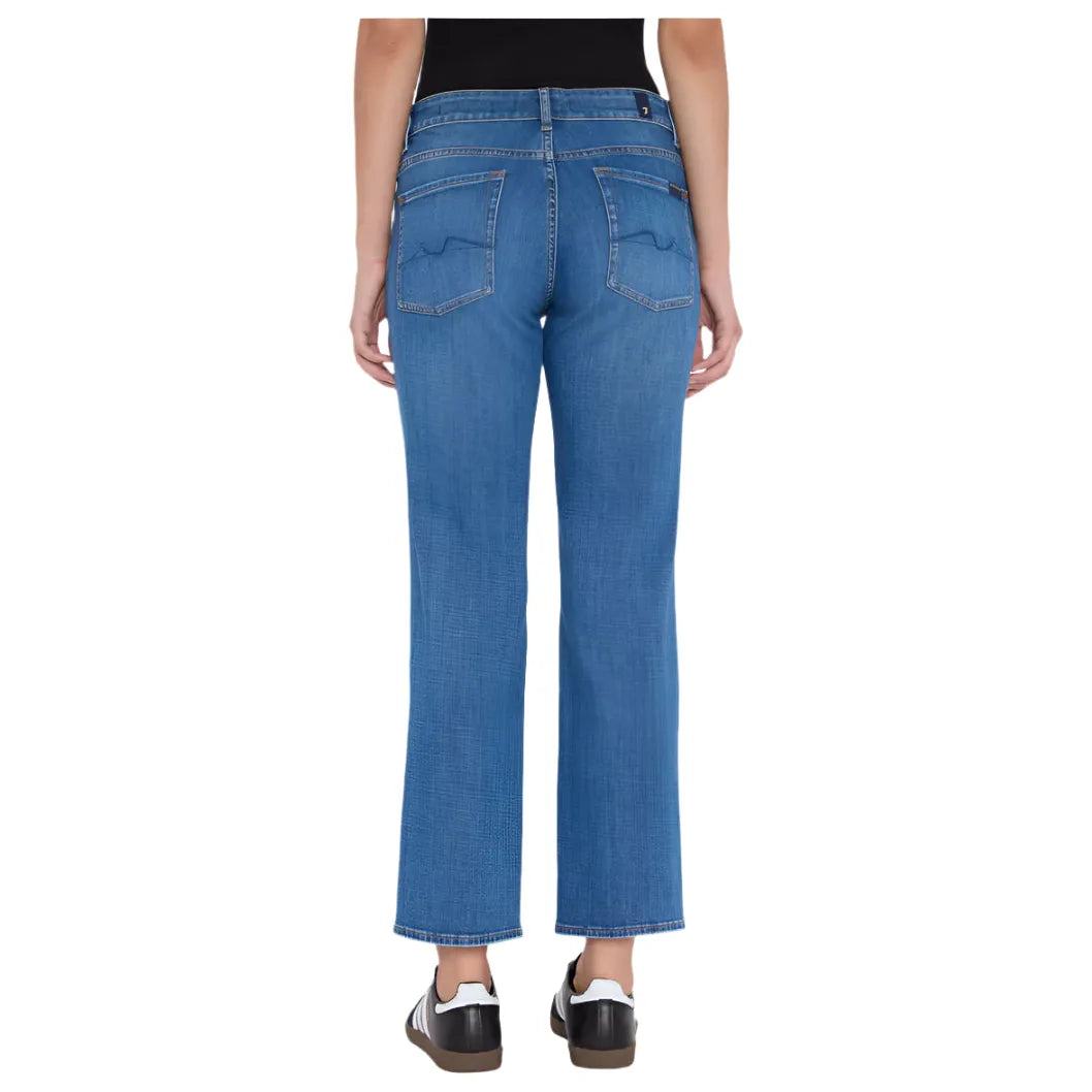 Women's Seven For All Mankind Calie Straight Ankle Jeans 7U023R51 - Crazy House Western Wear