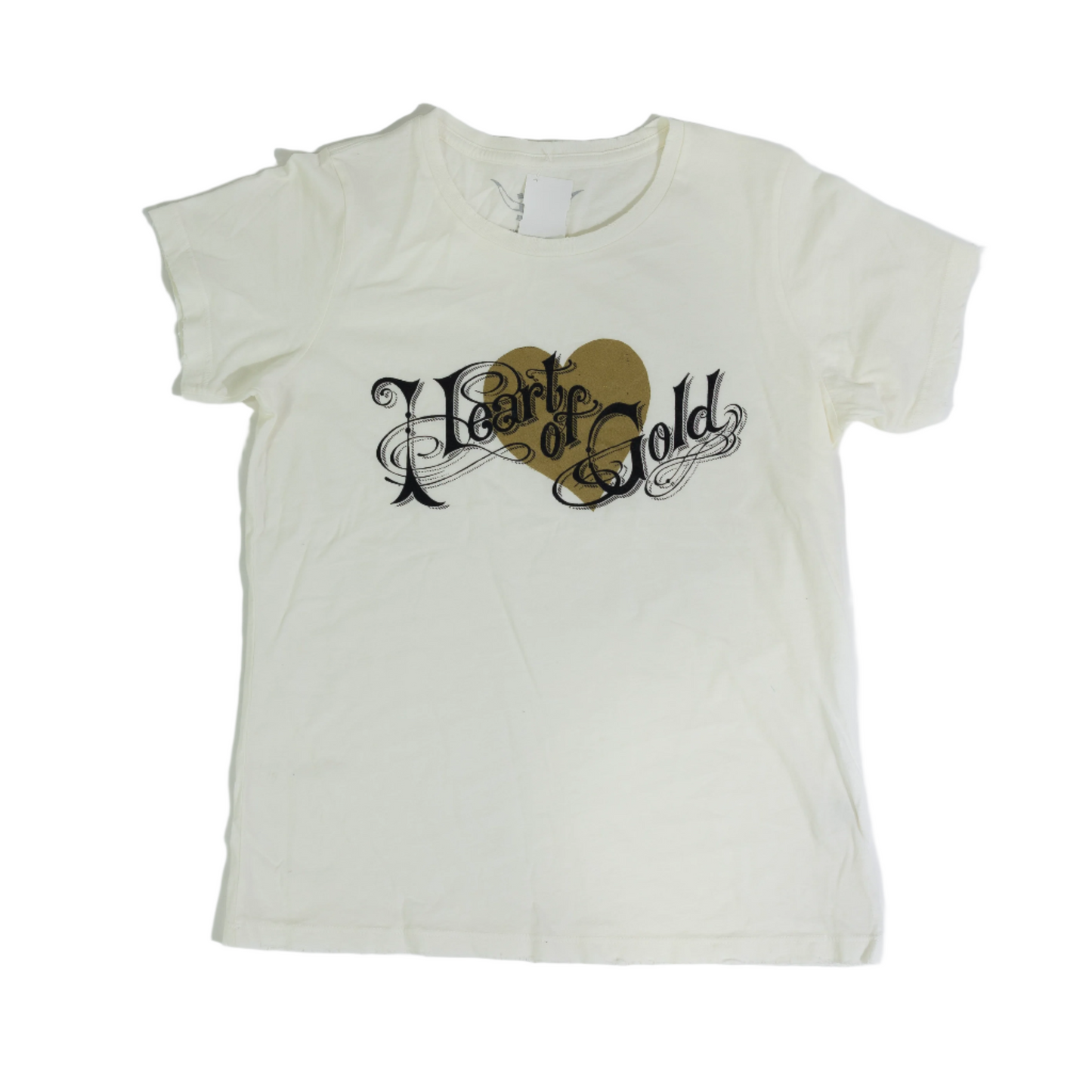 Women's Heart Of Gold White T-shirt