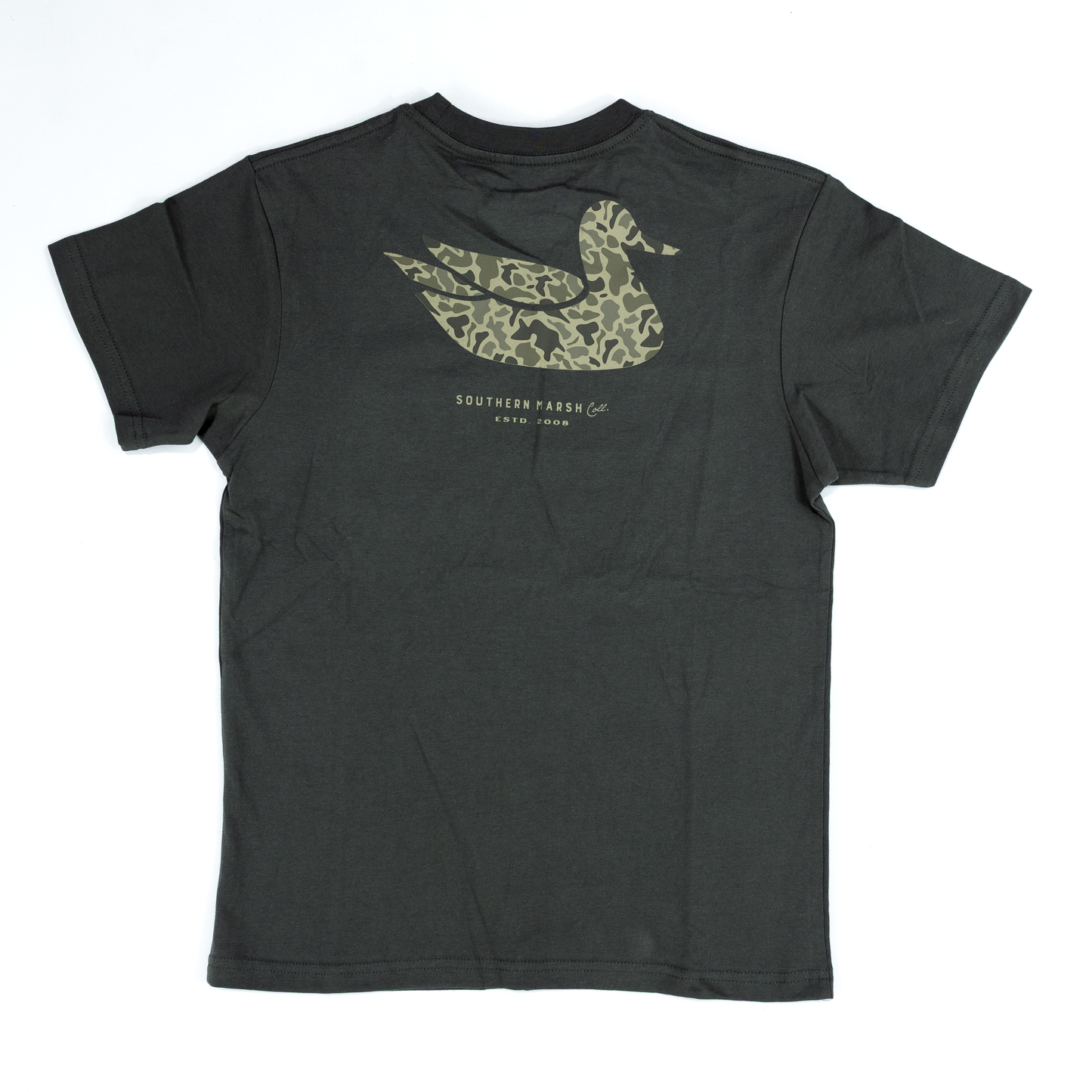 Boy's Southern Marsh Grey Duck OG Camo T-shirt YADOC-IGY