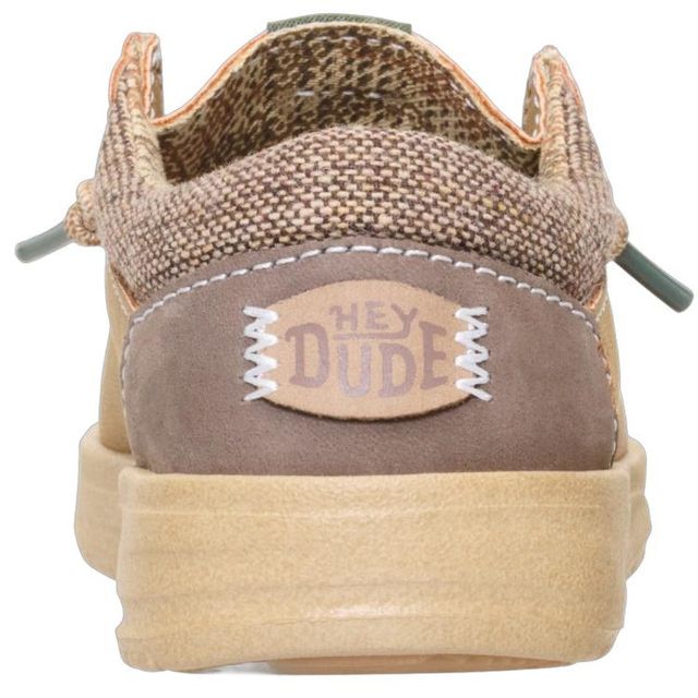 Boy's Hey Dude Classic Nut Faux Leather Slip On Shoes 44181-2AH