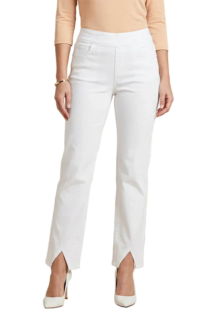 Women's Ethyl White Venus V Crop Pants P44WHTN