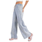 Women's ee:some Mineral Wash Striped Drawstring Pants PG10825 - Crazy House Western Wear