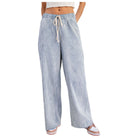 Women's ee:some Mineral Wash Striped Drawstring Pants PG10825 - Crazy House Western Wear