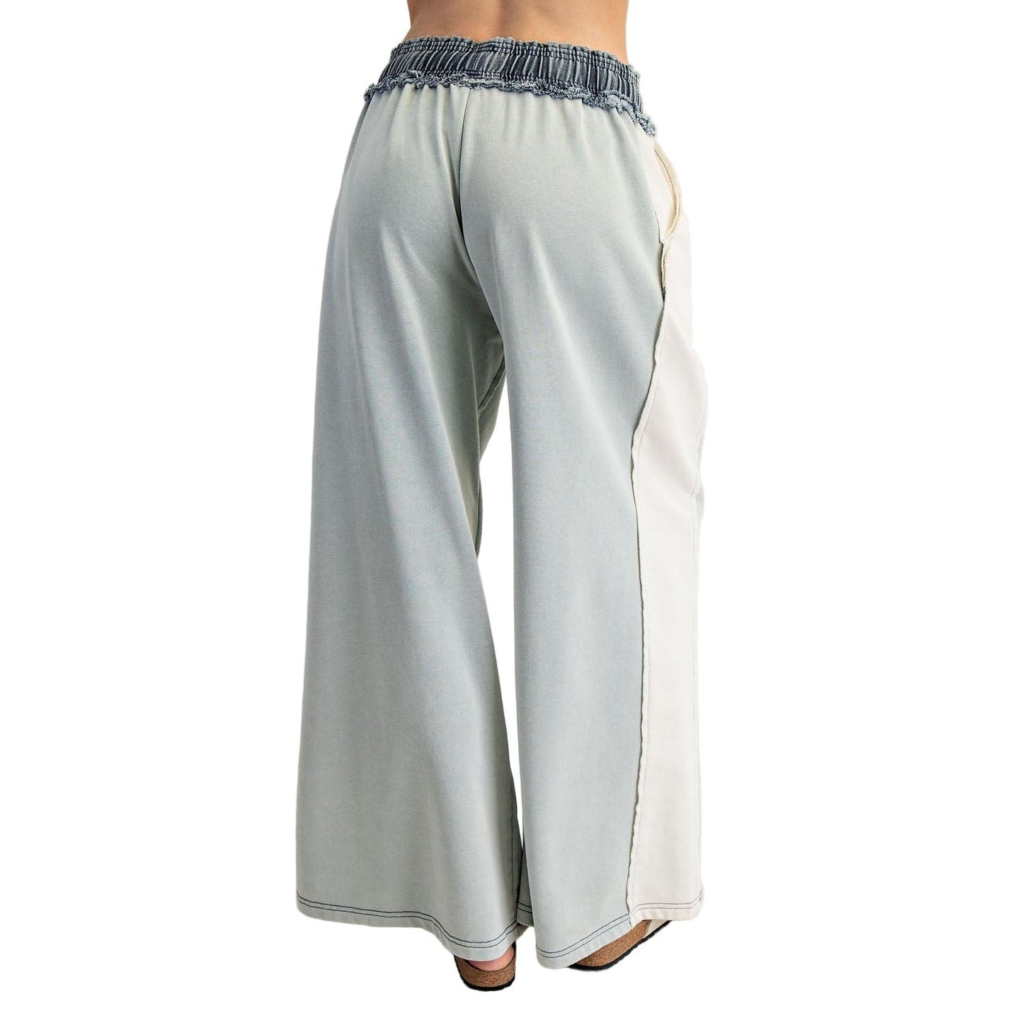 Women's ee:some Color Block Denim Drawstring Pants PK13002
