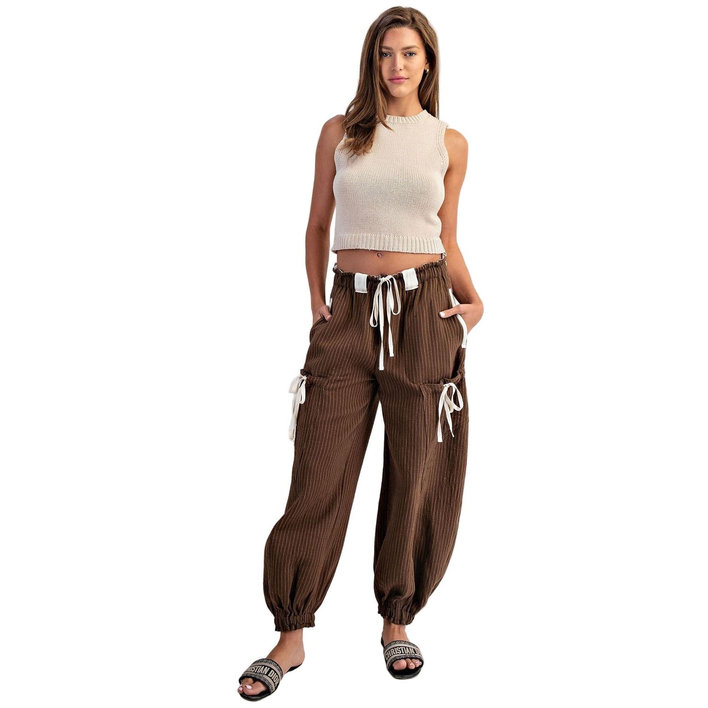 Women's ee:some Striped Jogger Pants PK14566